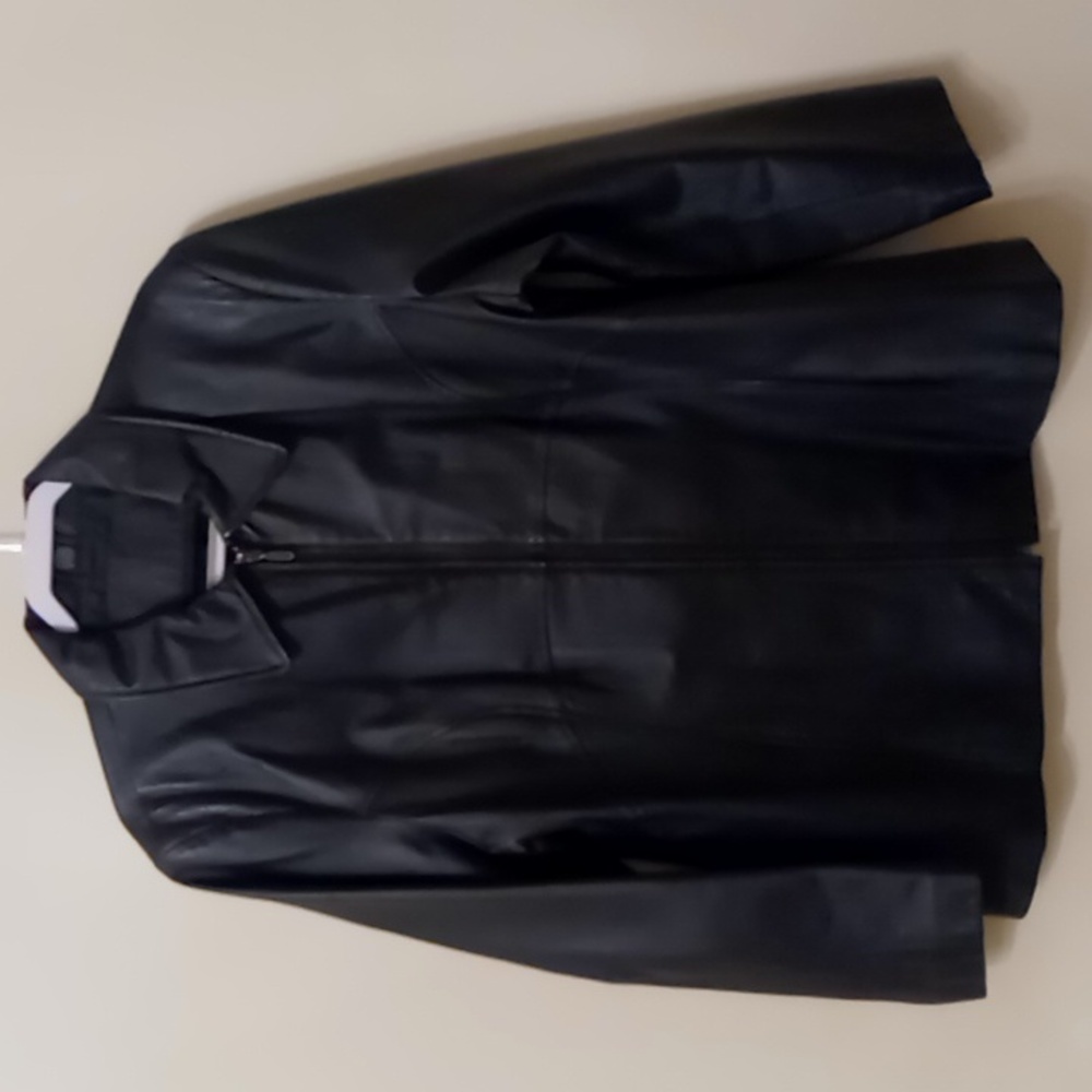 Jacqueline Ferrar Black Leather Jacket